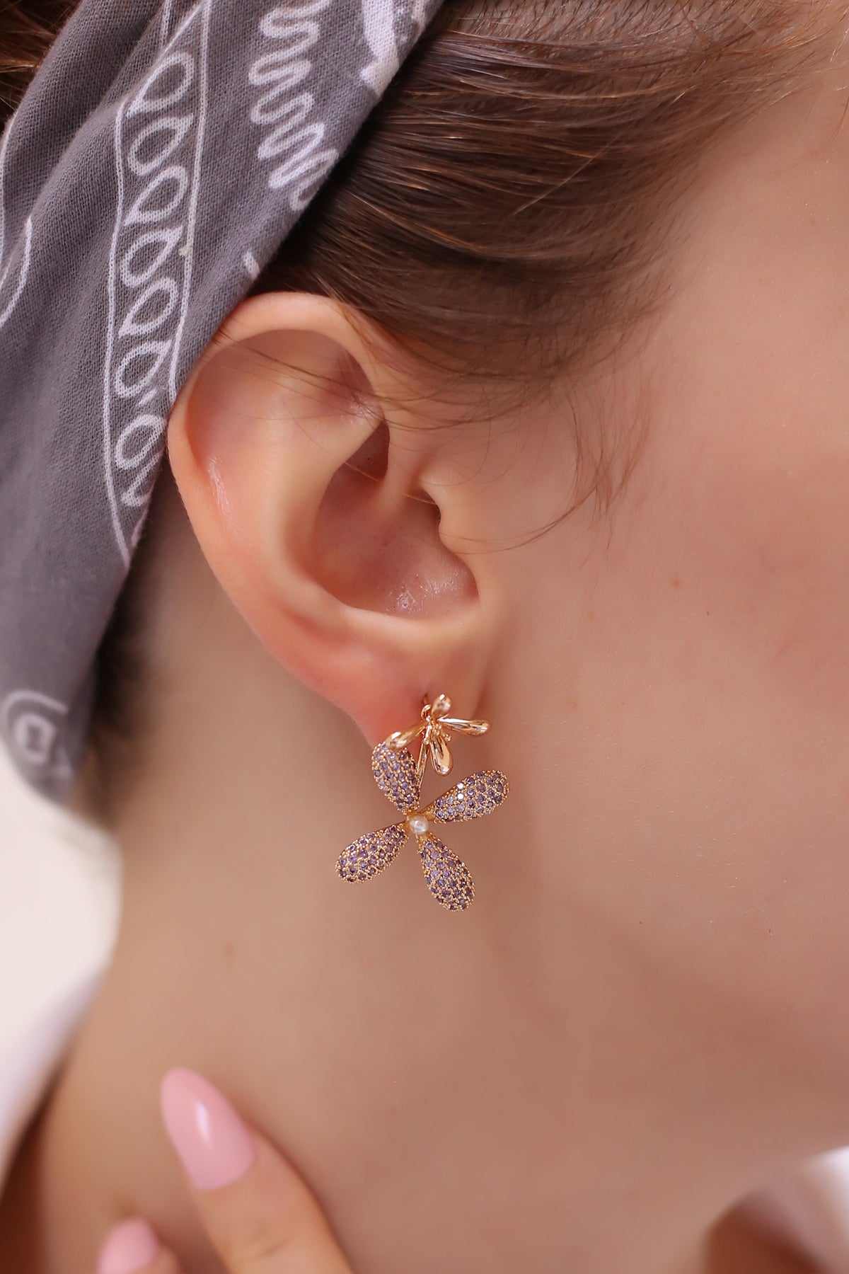 Boucles D'oreilles Zircon