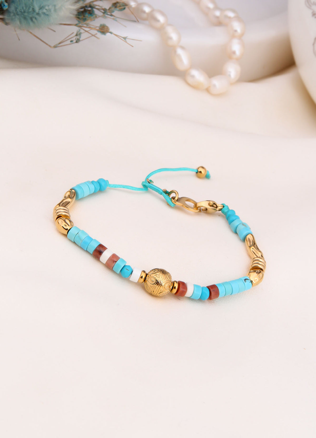Turquoise & Jasper Bracelet