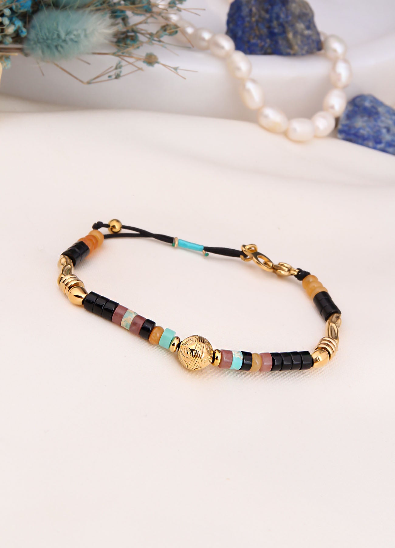 Onix & Agate Bracelet