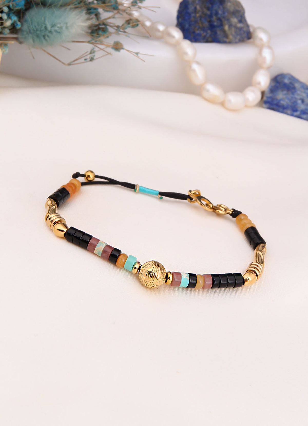 Onix & Agate Bracelet