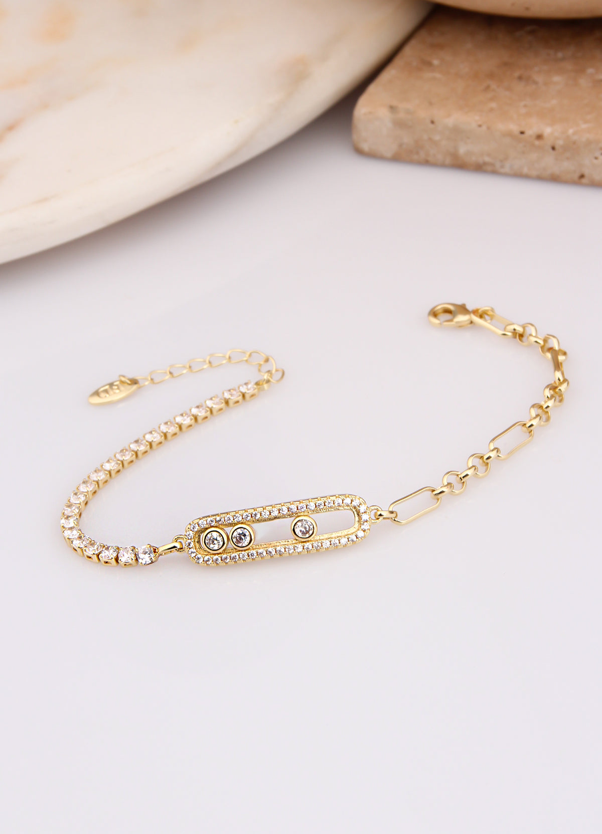 Charlize Zircon Bracelets