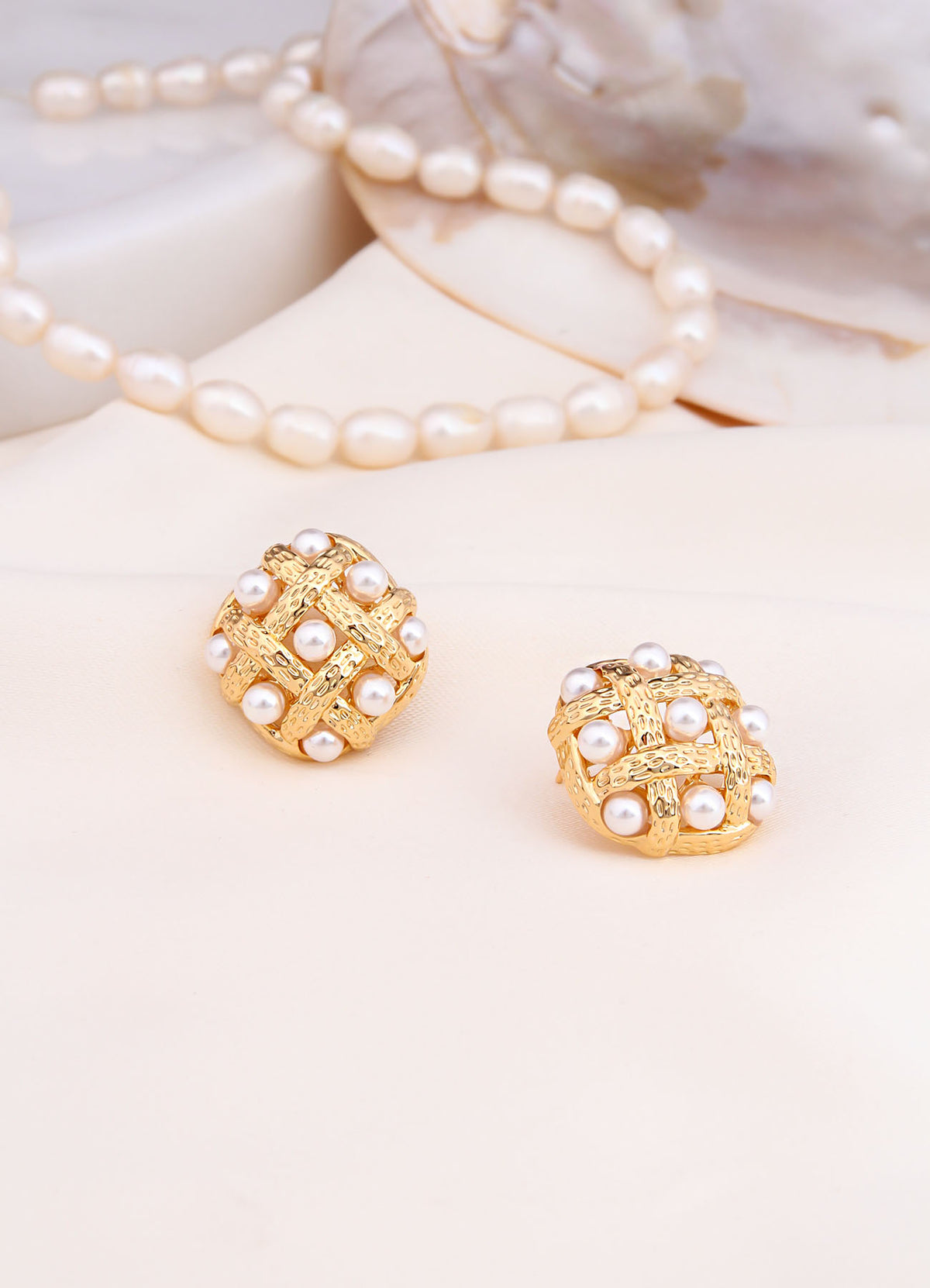 Charlize Pearl Boucles D'oreilles
