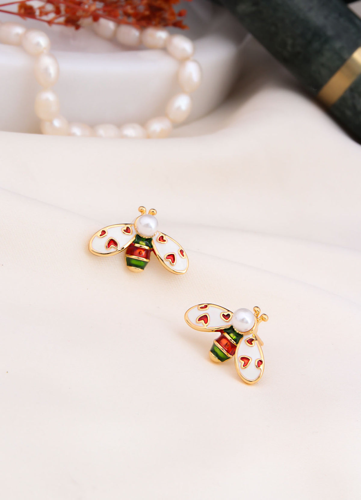 Pearl & Zircon Earring