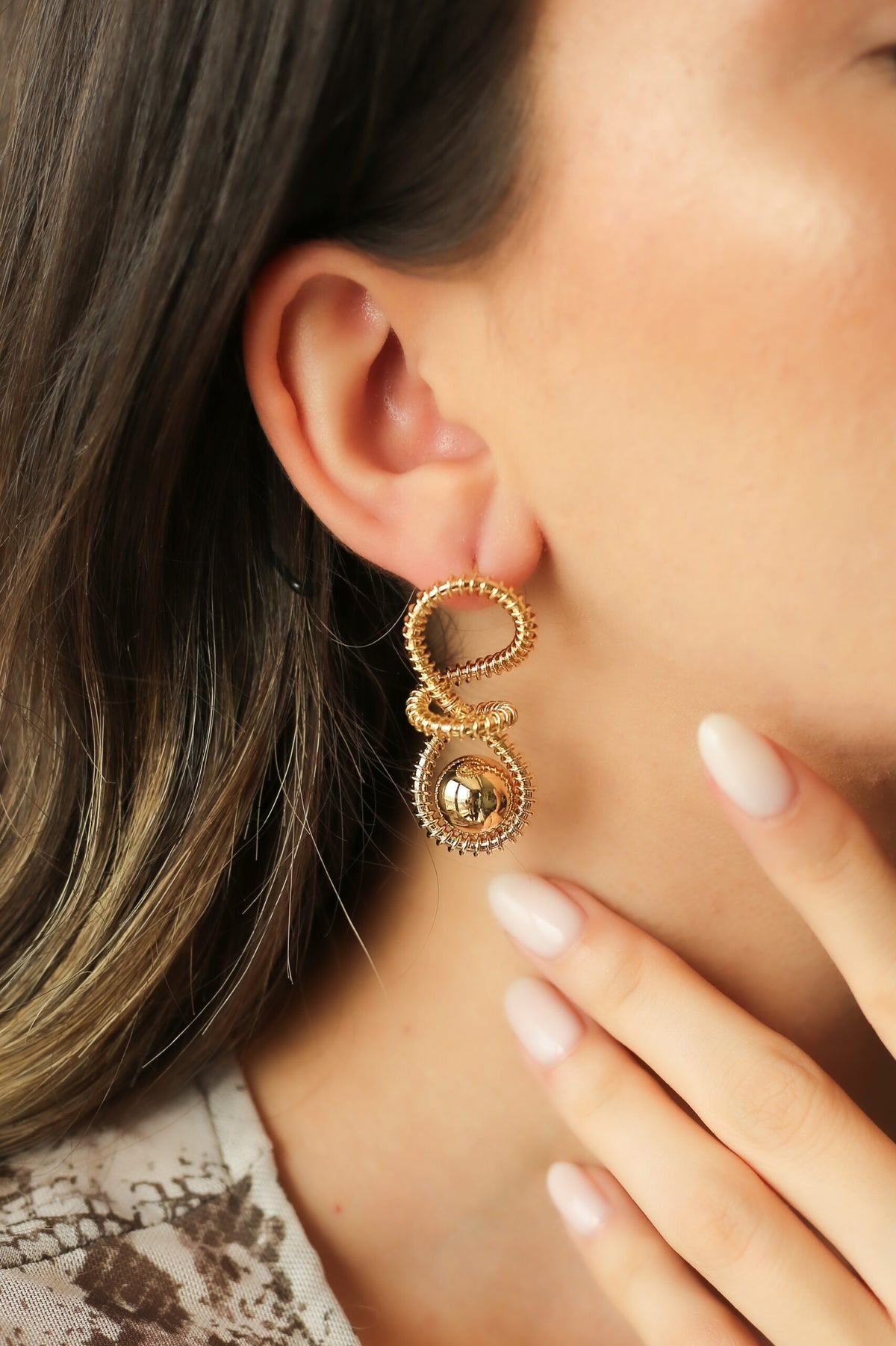 Gold Earring