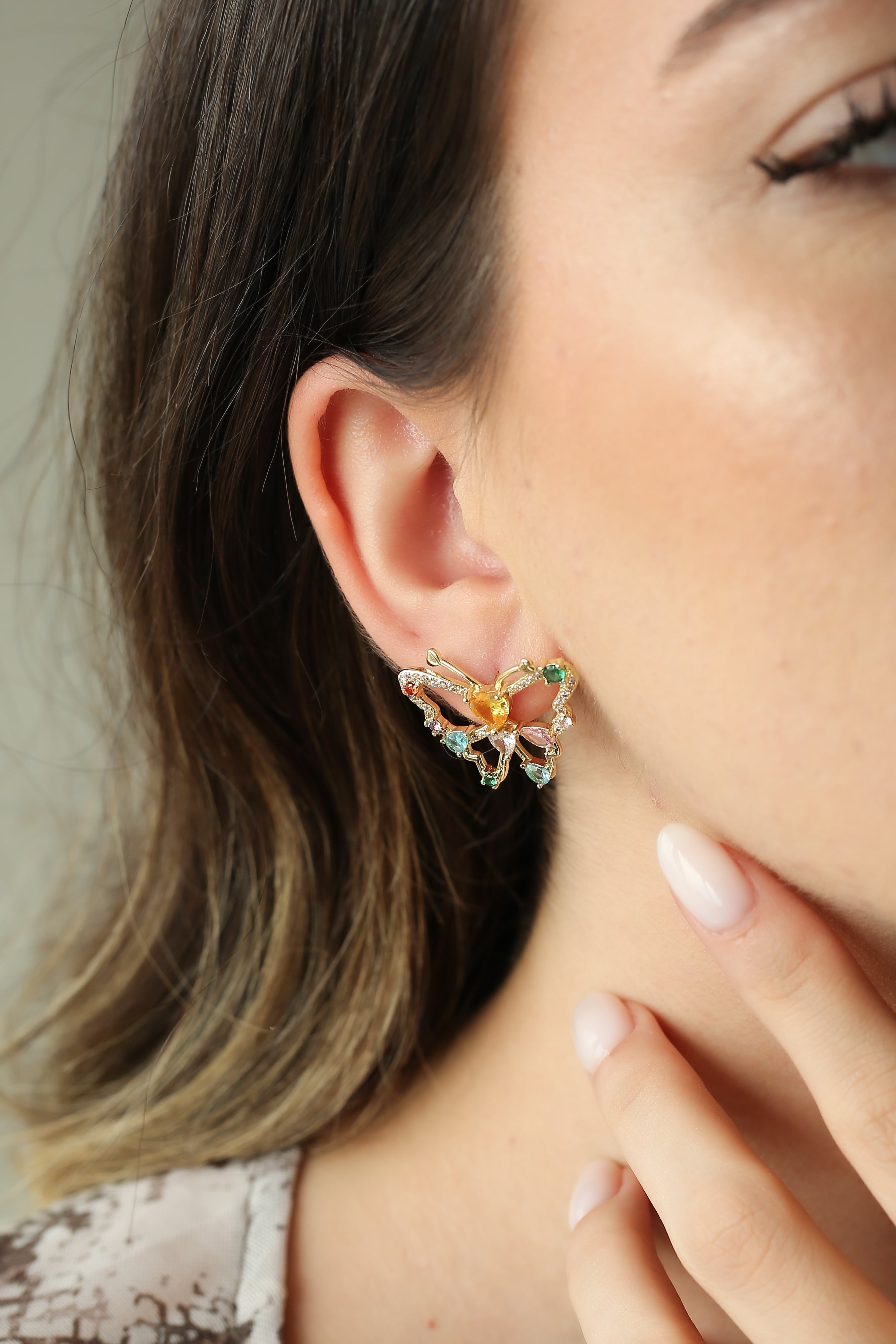 Zircon Earring