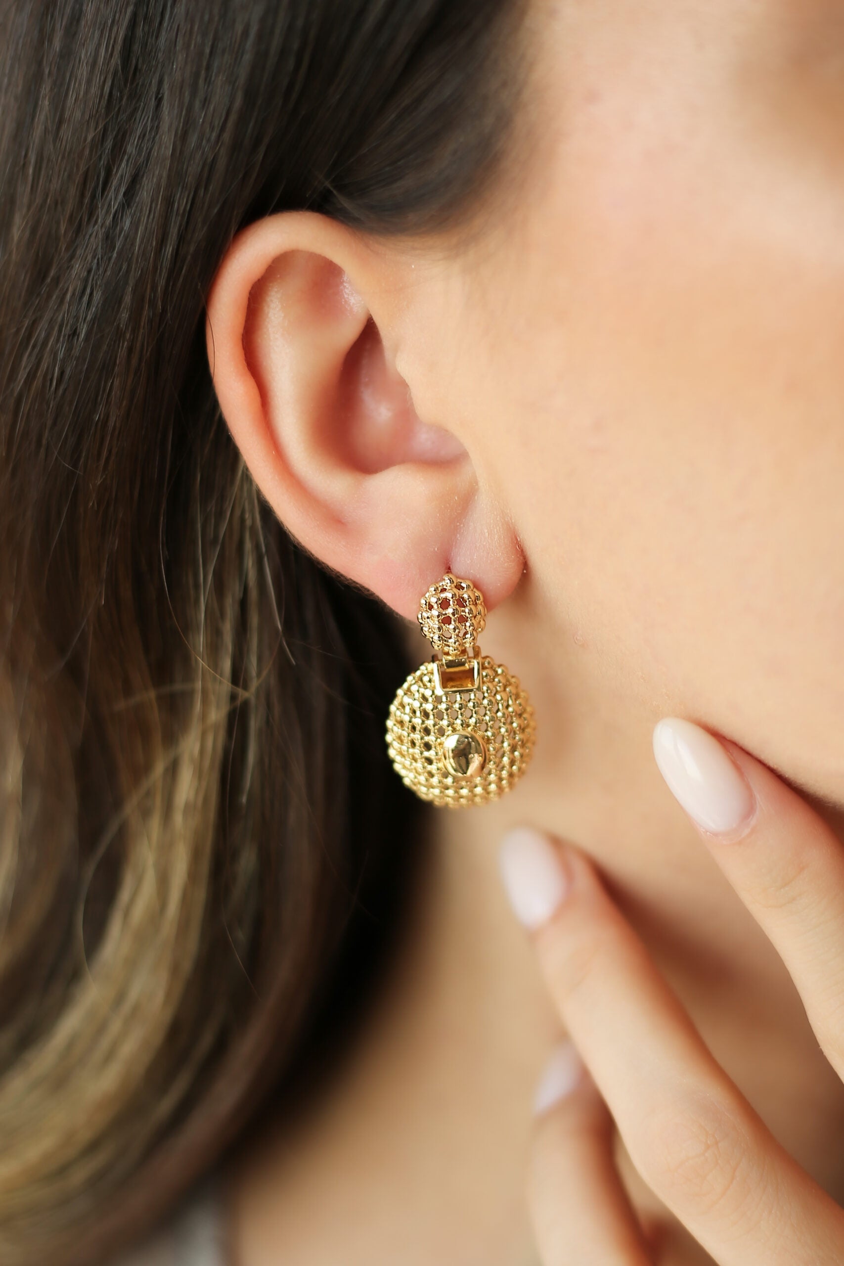 Gold Earring