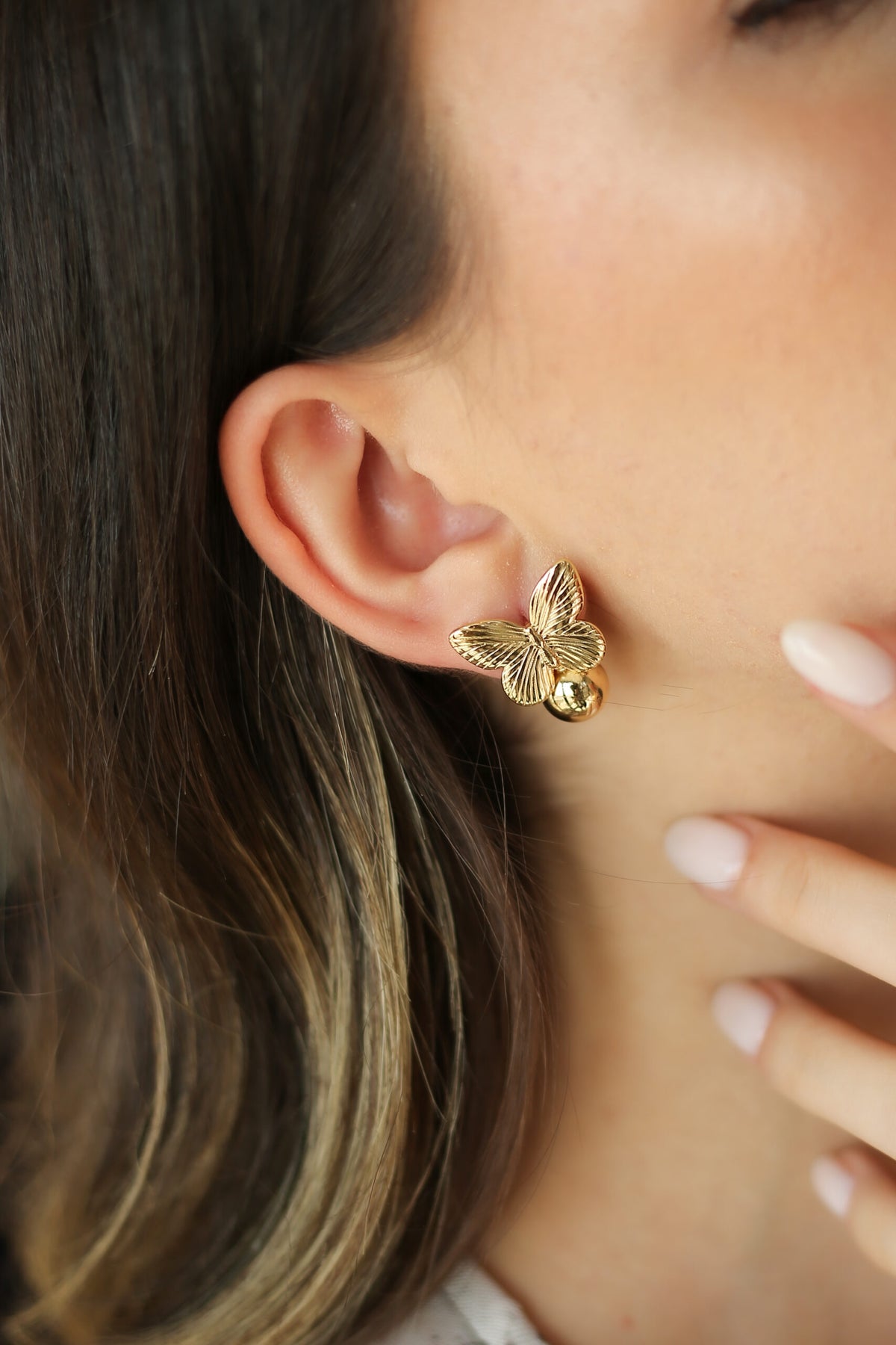 Gold Earring
