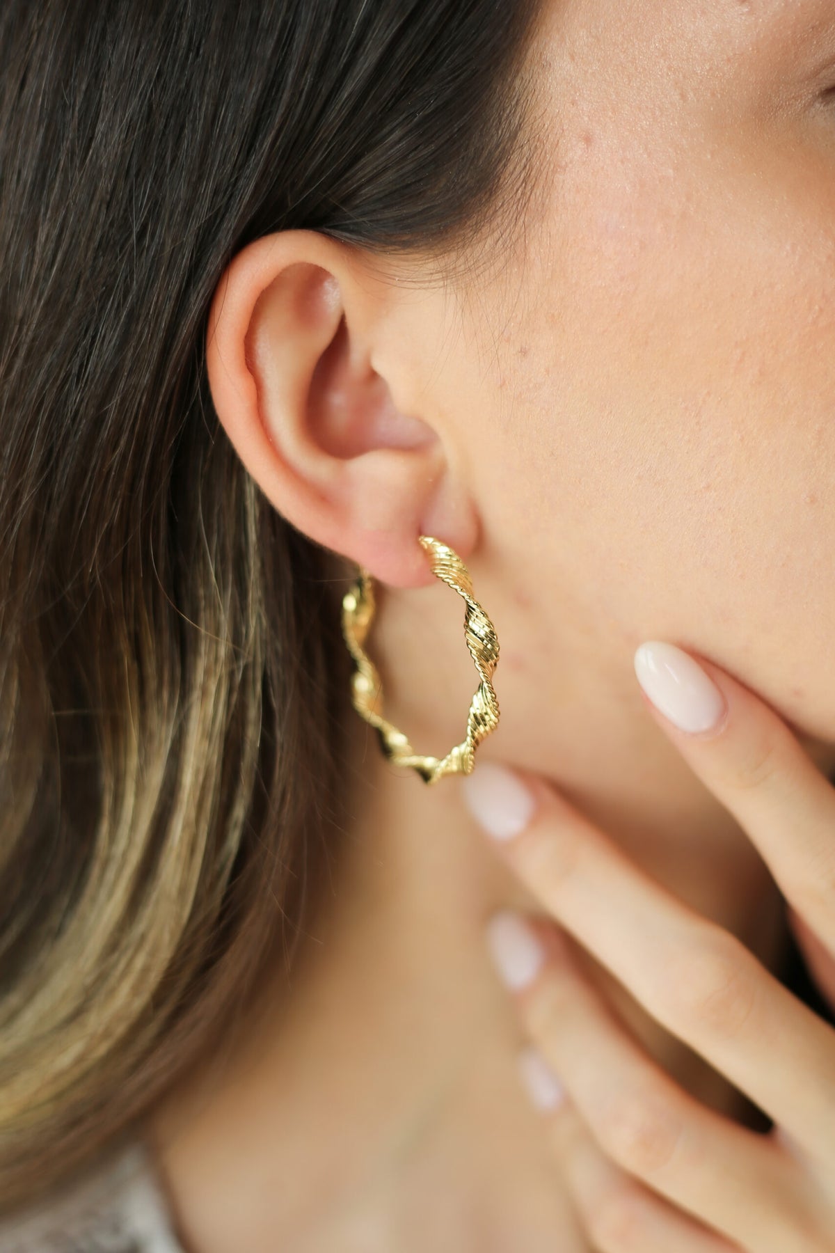Gold Earring