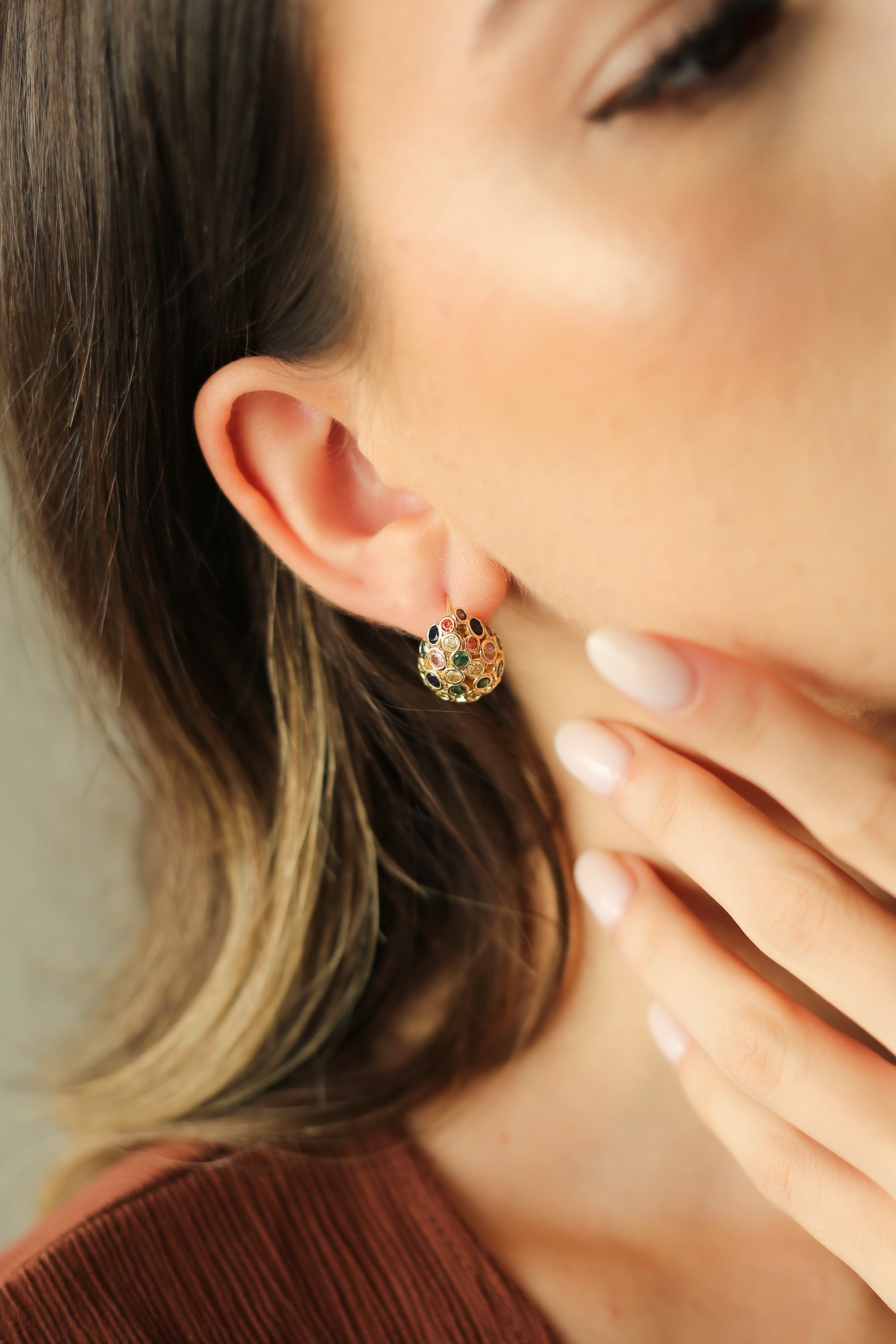 Zircon Earring
