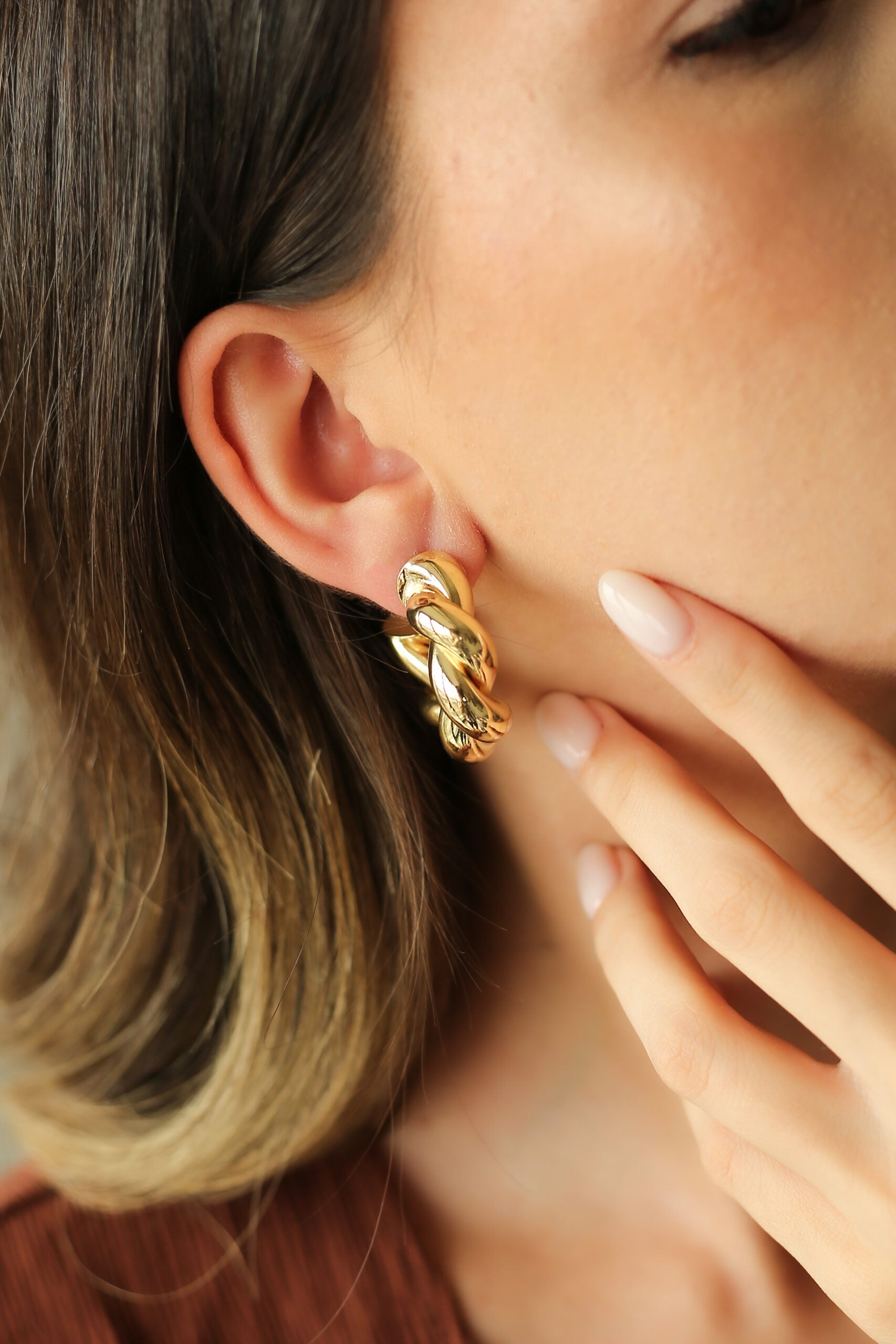 Gold Earring