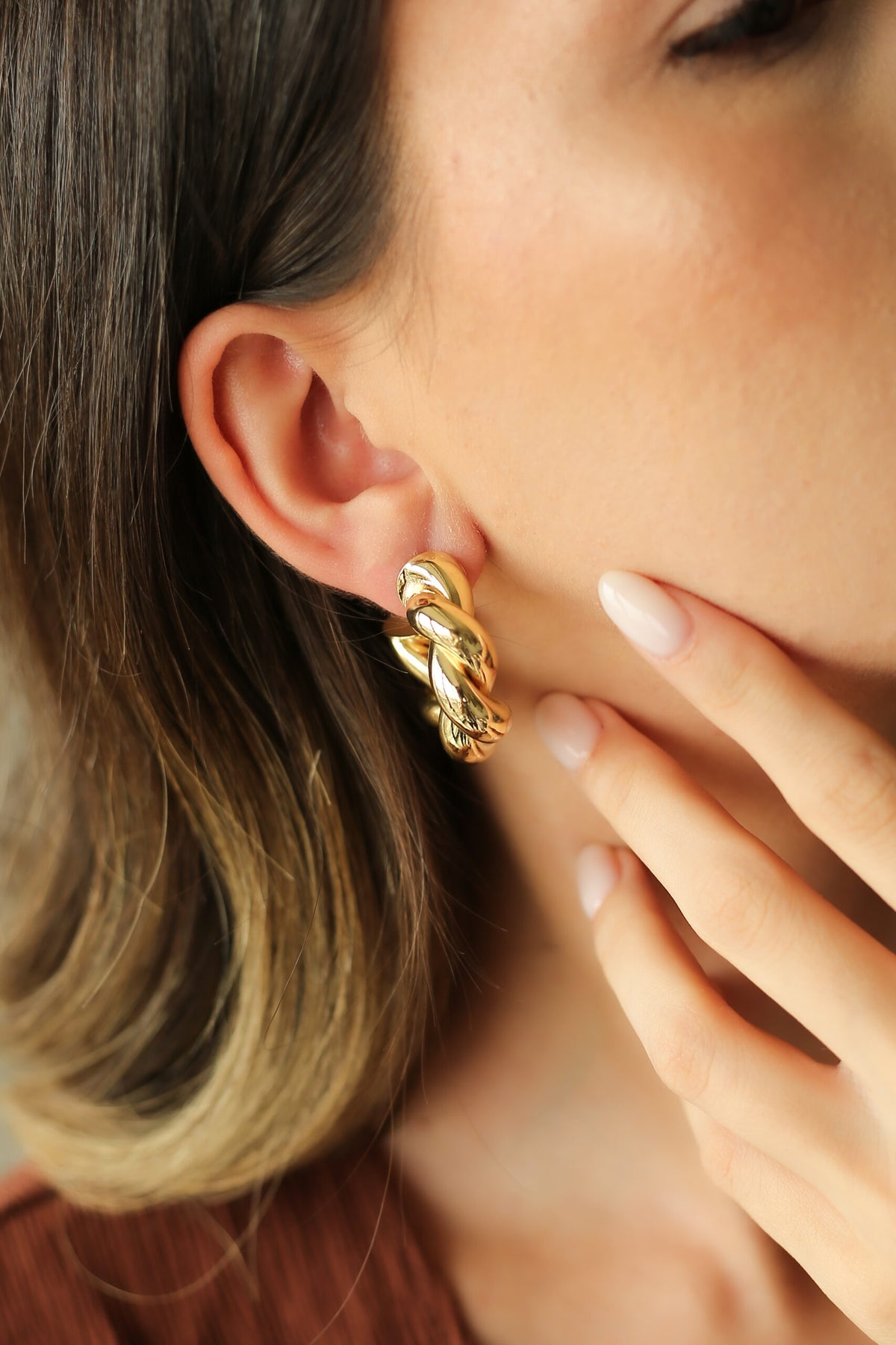 Gold Earring