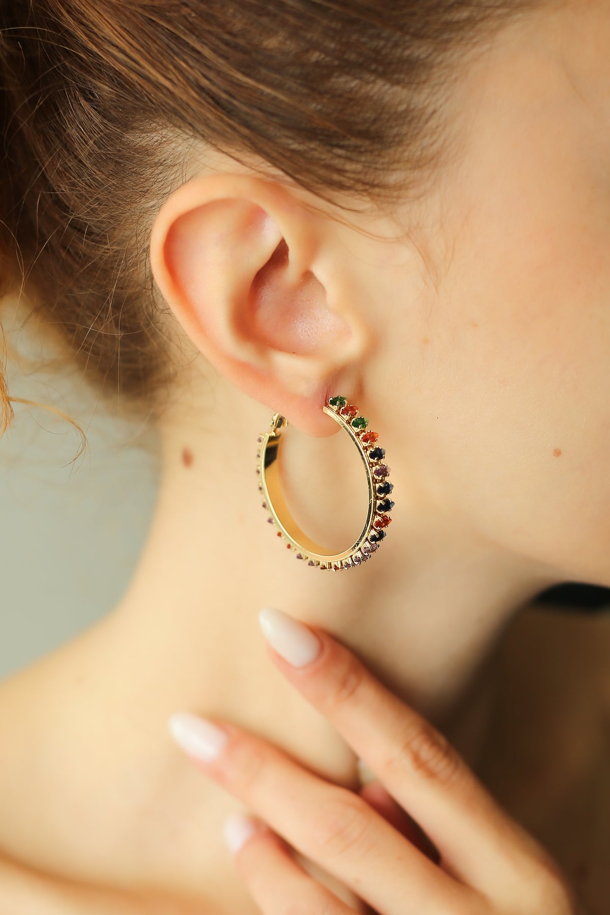 Zircon Earring