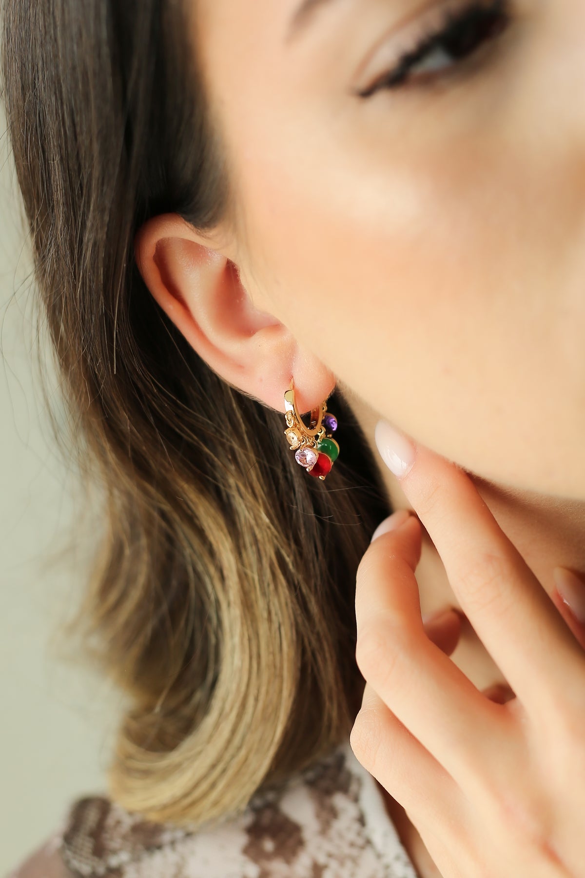 Zircon Earring