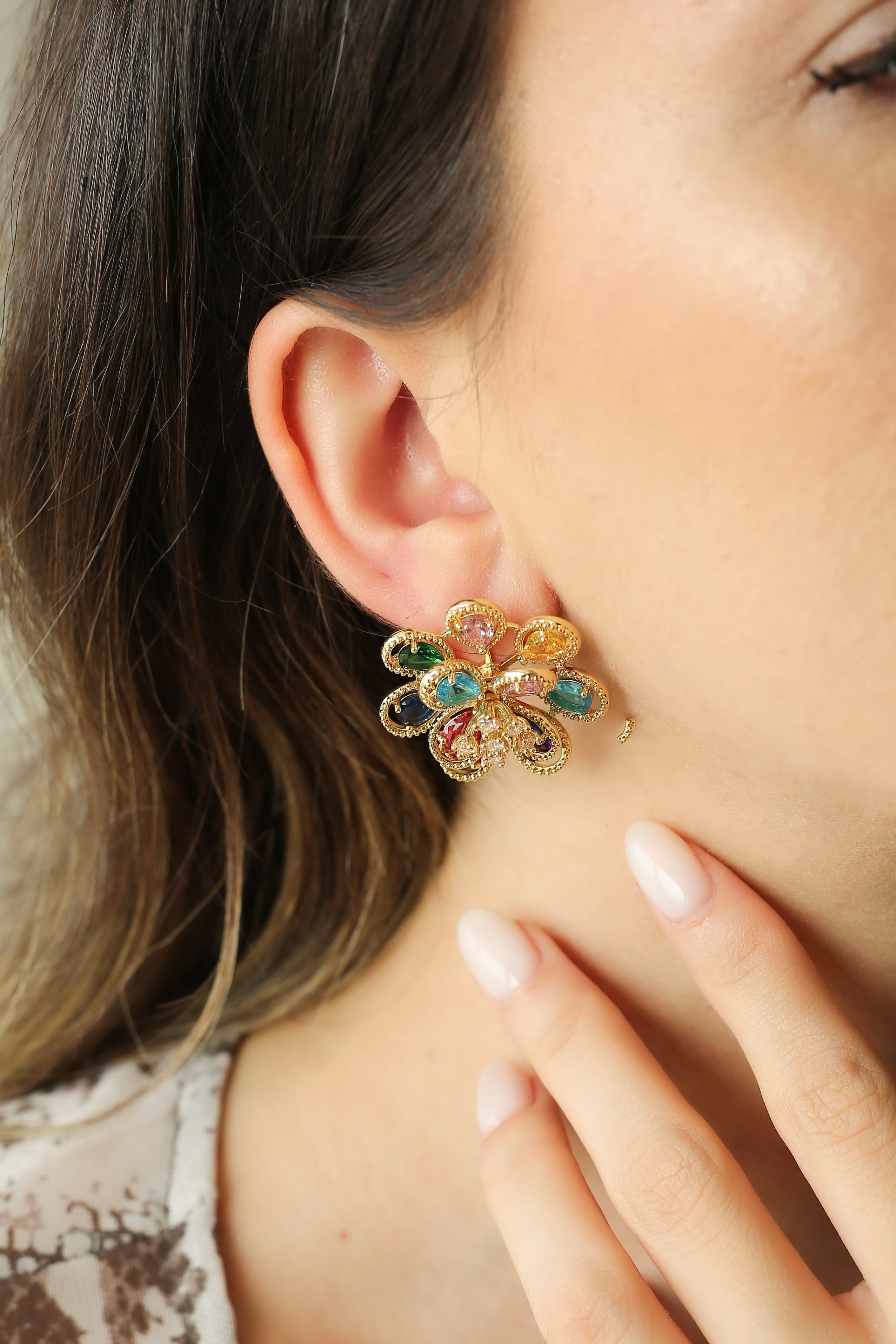 Zircon Earring