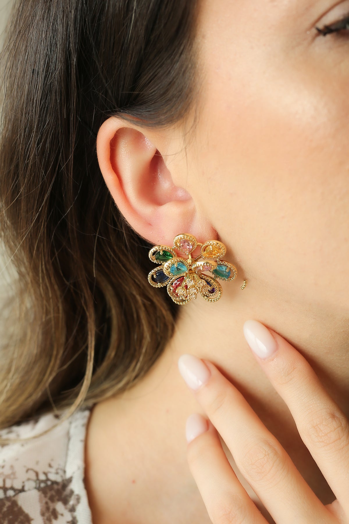 Zircon Earring