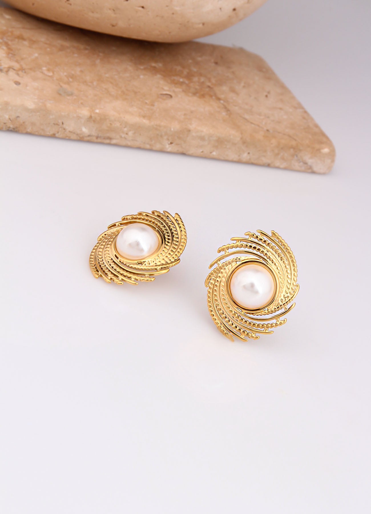 Charlize Pearl Boucles D'oreilles