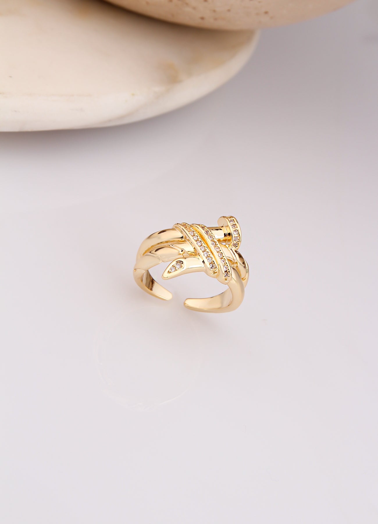 Charlize Zircon Bague