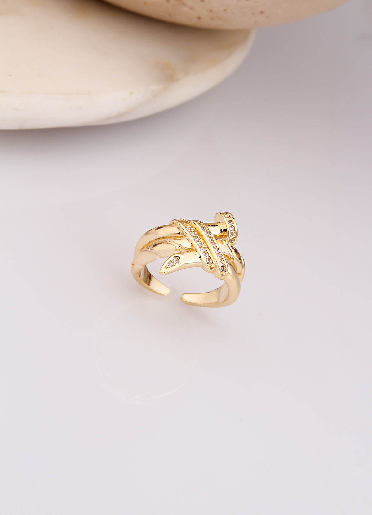 Charlize Zircon Bague