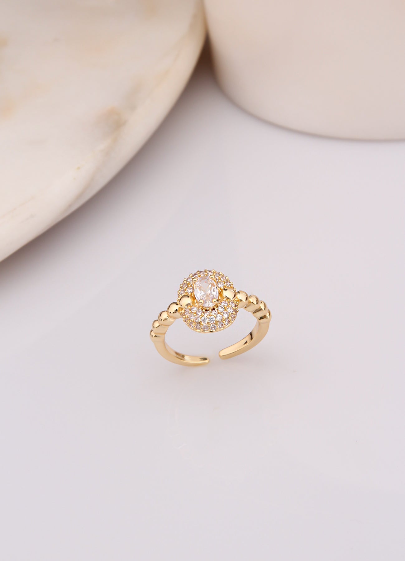 Charlize Zircon Bague