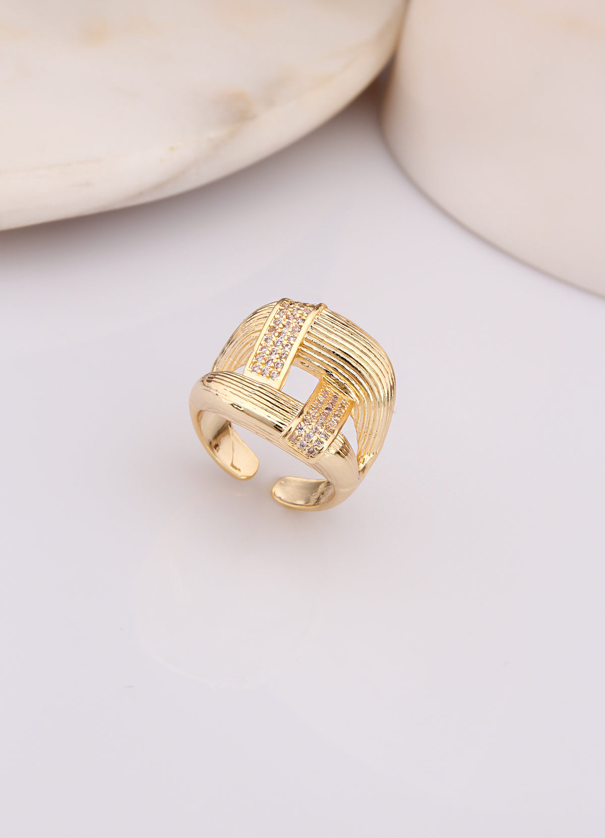 Charlize Zircon Bague