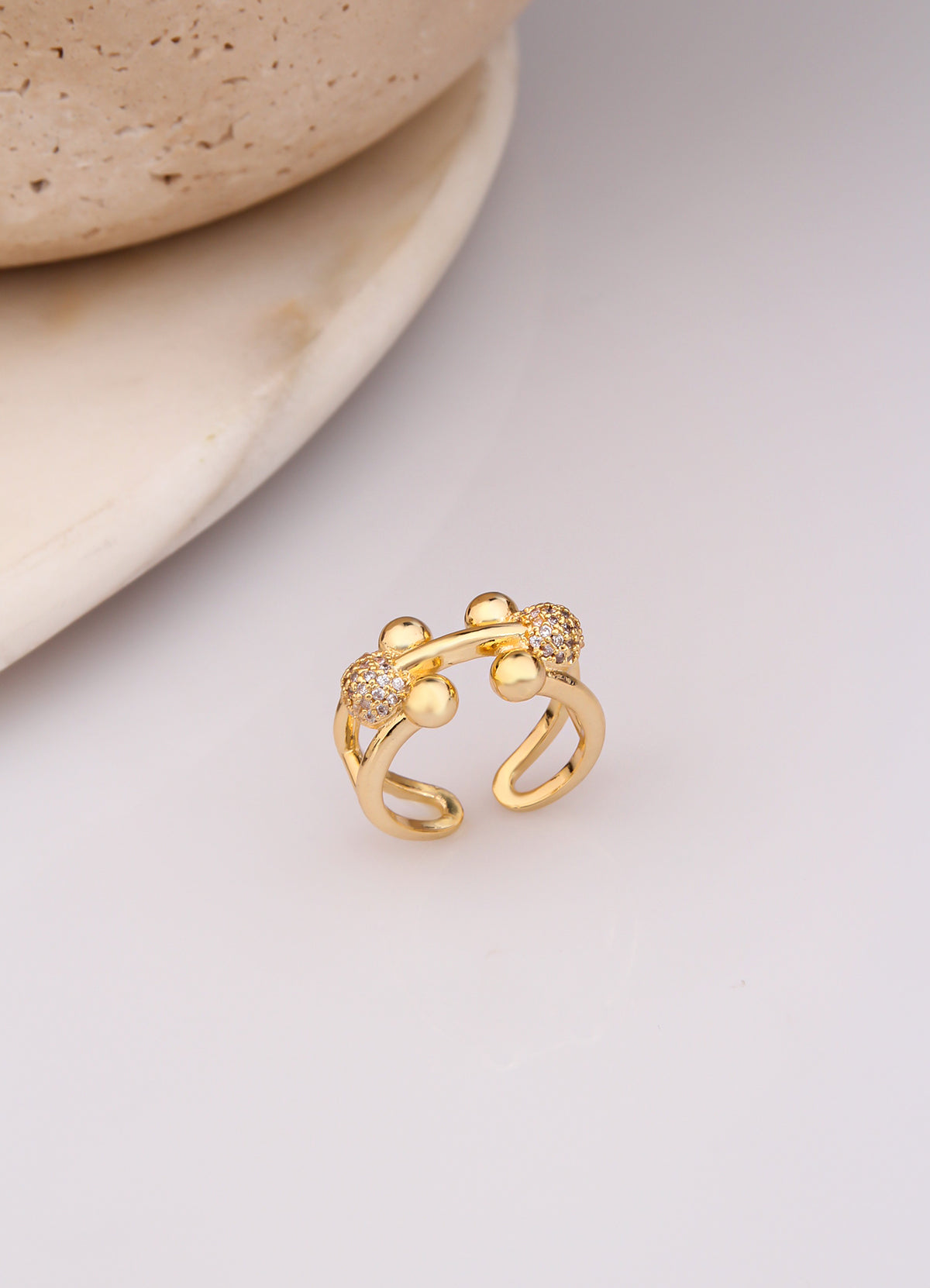 Charlize Zircon Bague