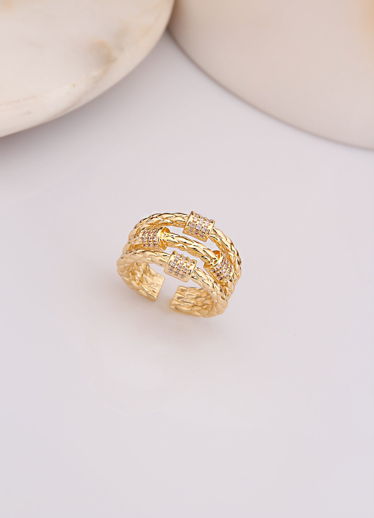 Charlize Zircon Bague