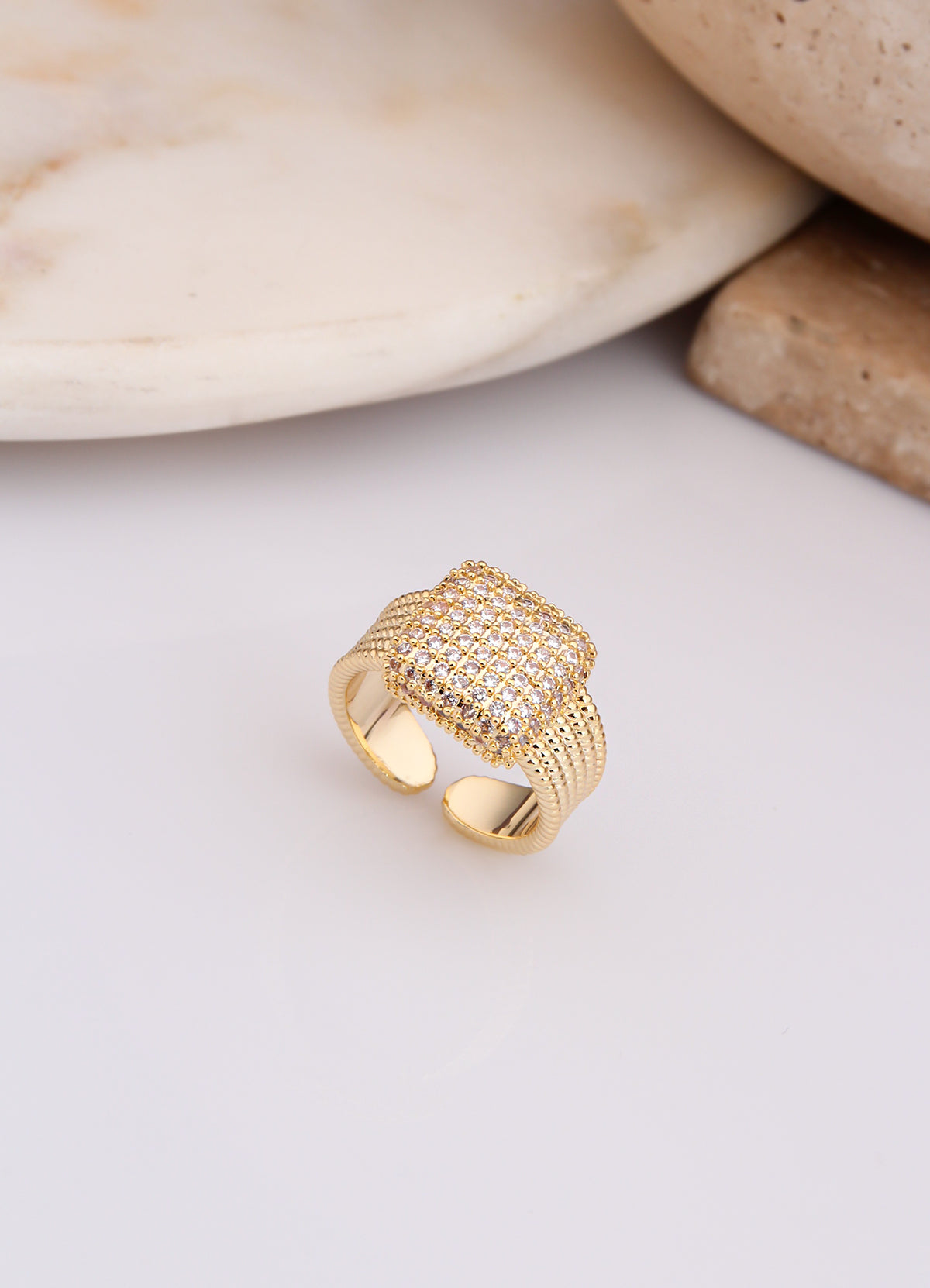 Charlize Zircon Bague