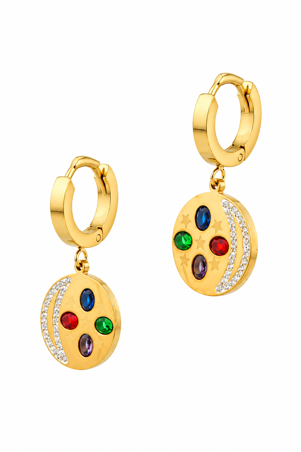 Stainless Steel Mix Colour Earring