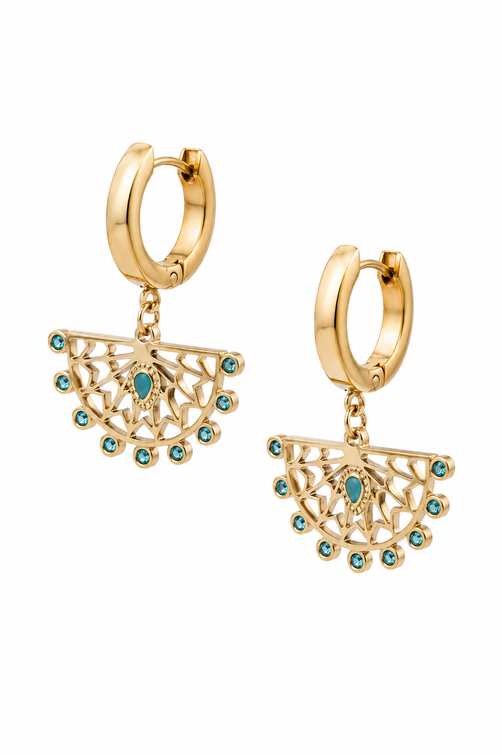 Stainless Steel Blue Earring