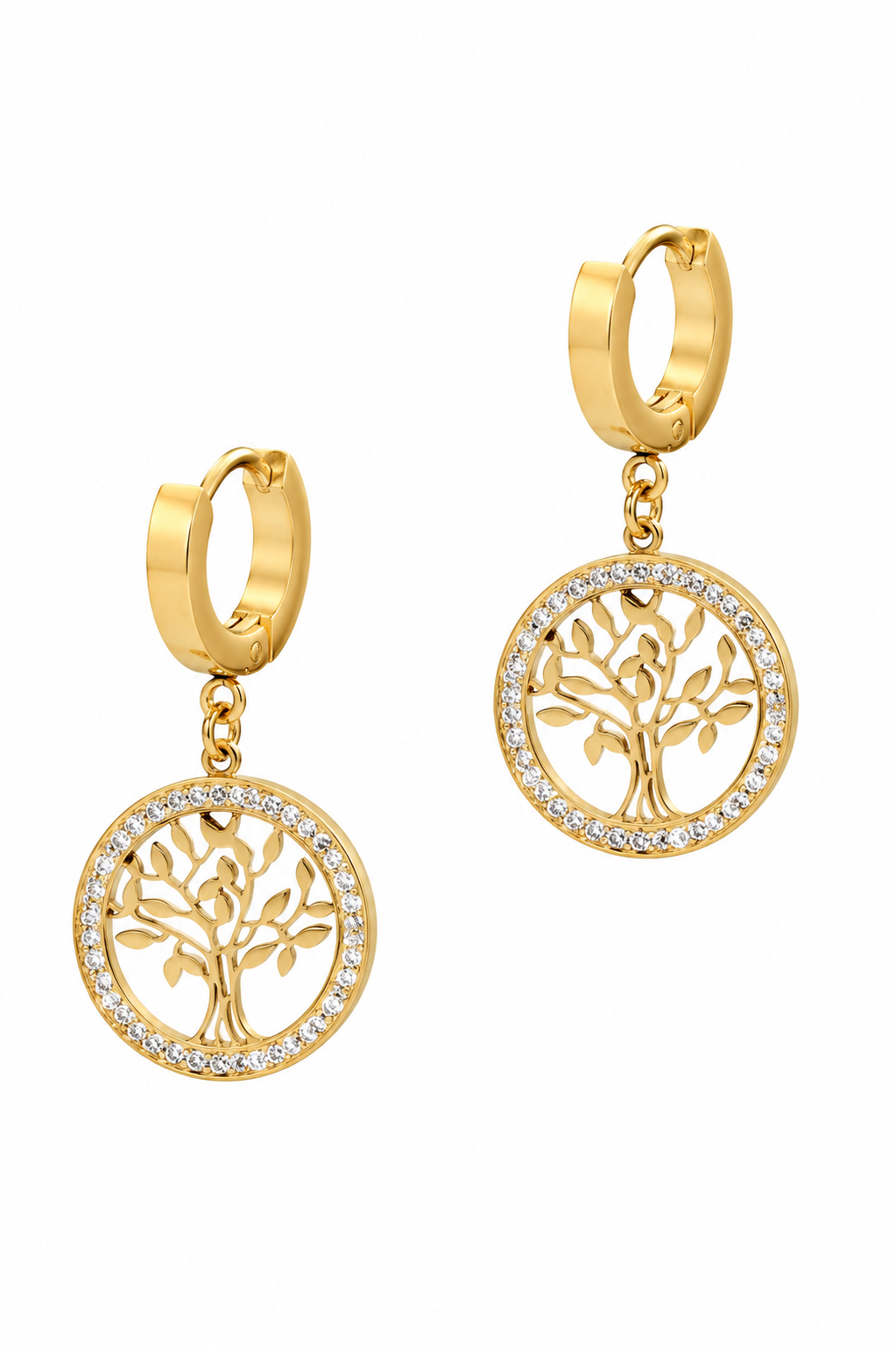Stainless Steel White Earring