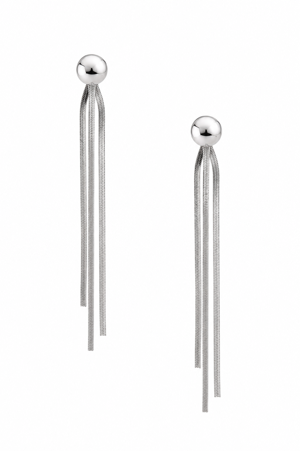 Stainless Steel Silver Earring
