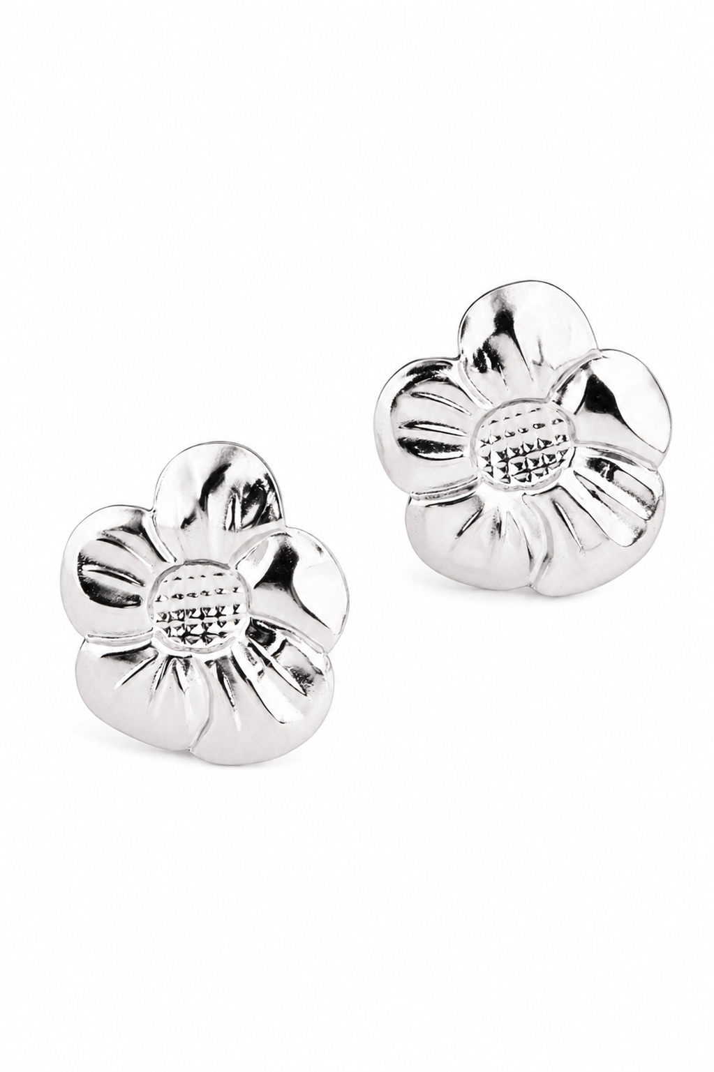 Stainless Steel Silver Earring