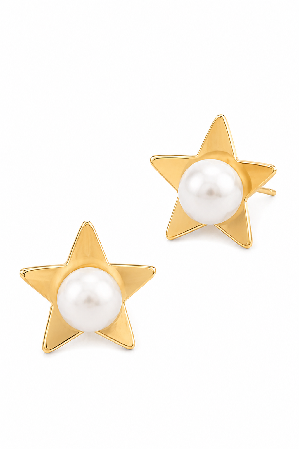 Stainless Steel White Earring