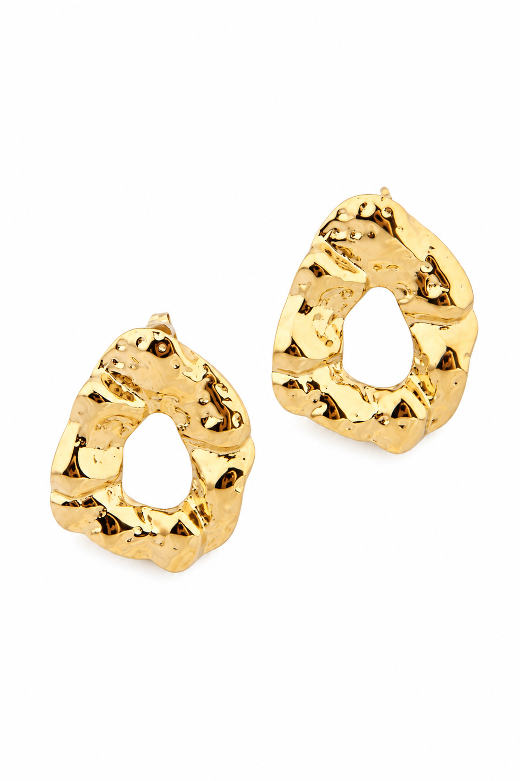 Stainless Steel Gold Earring