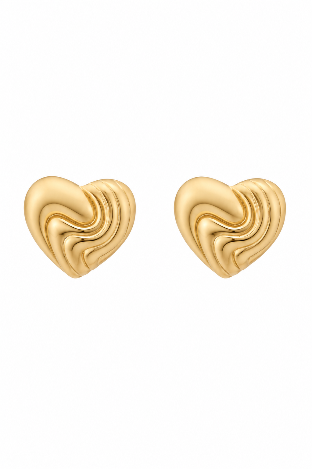 Stainless Steel Gold Earring