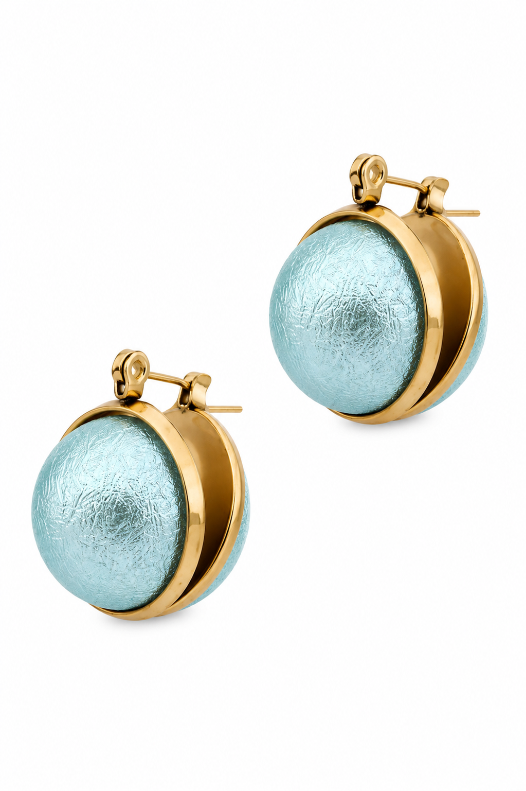 Stainless Steel Blue Earring