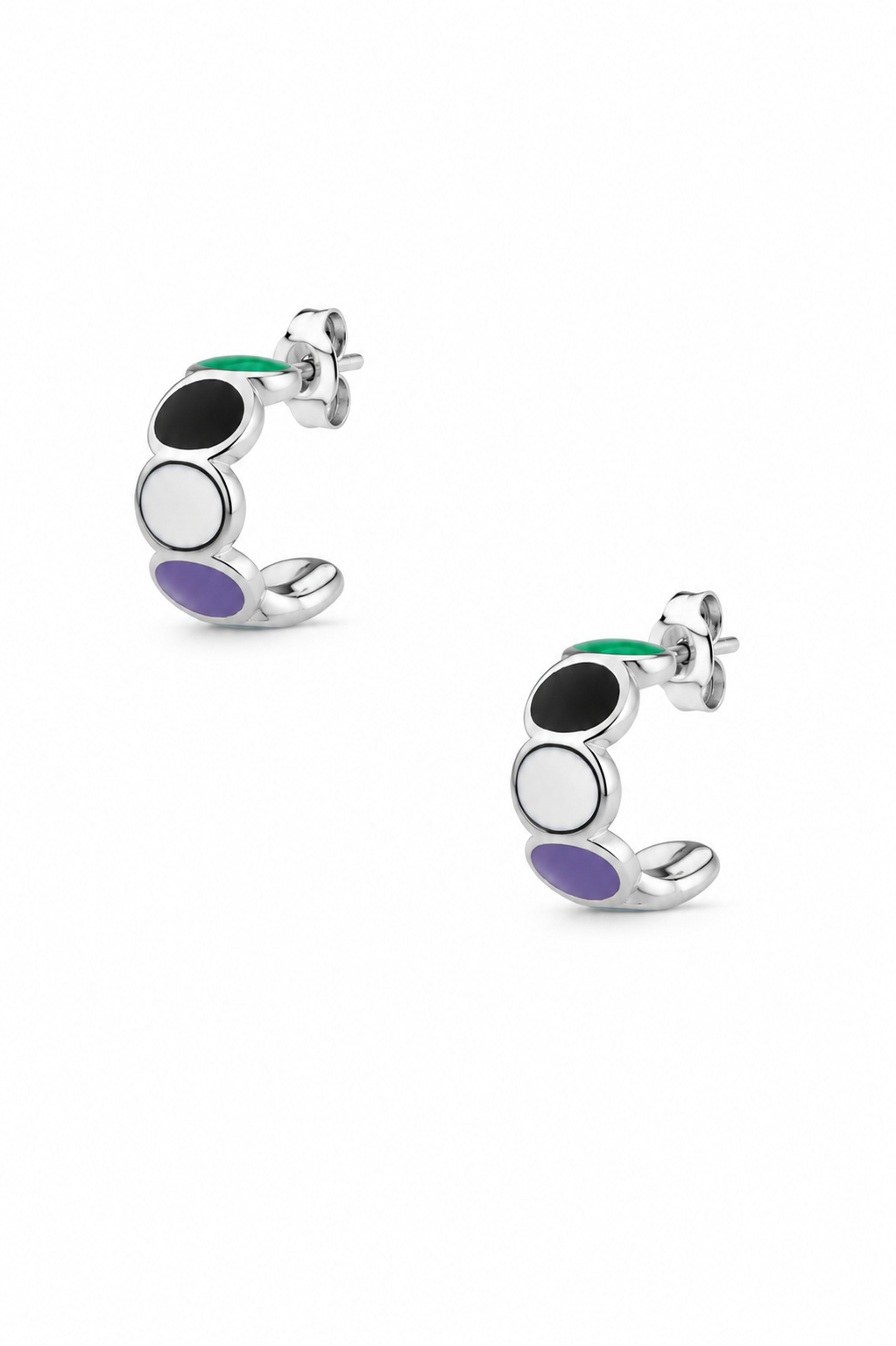 Stainless Steel Mix Colour Earring
