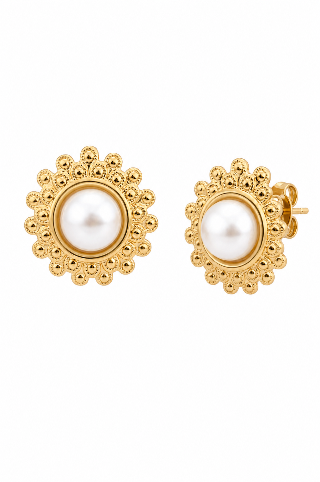 Stainless Steel White Earring