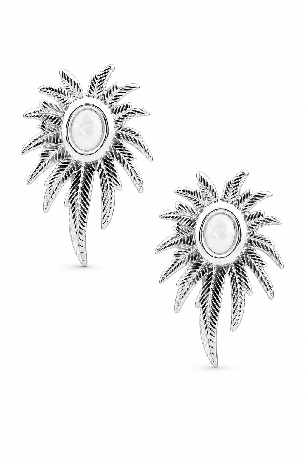 Stainless Steel White Earring