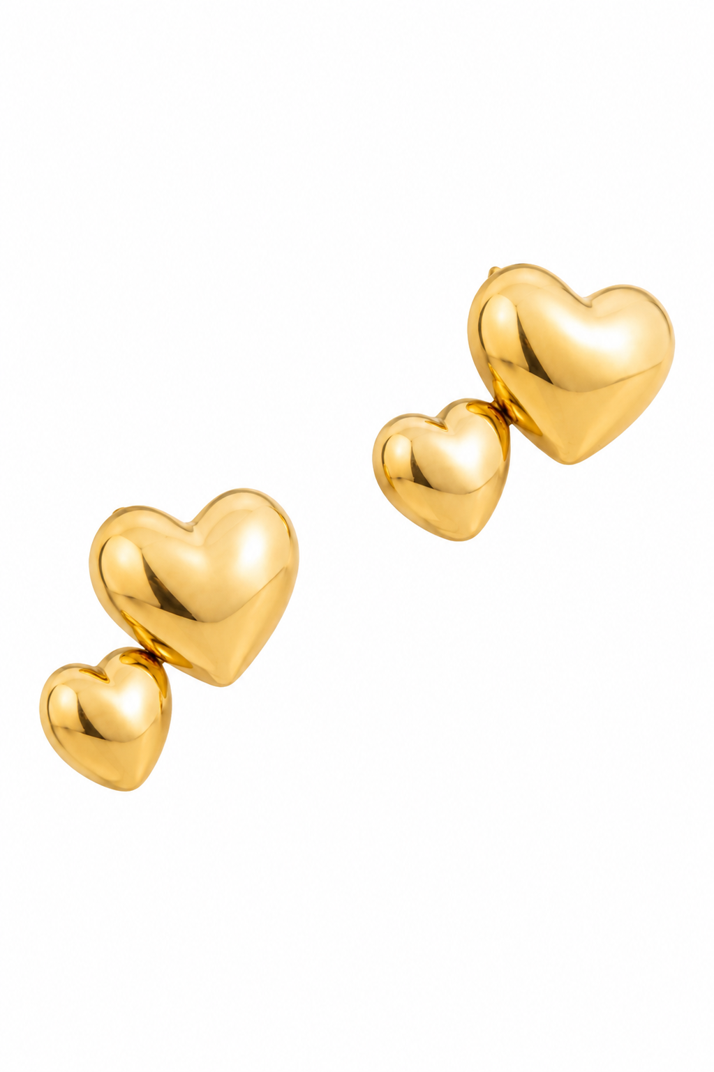 Stainless Steel Gold Earring