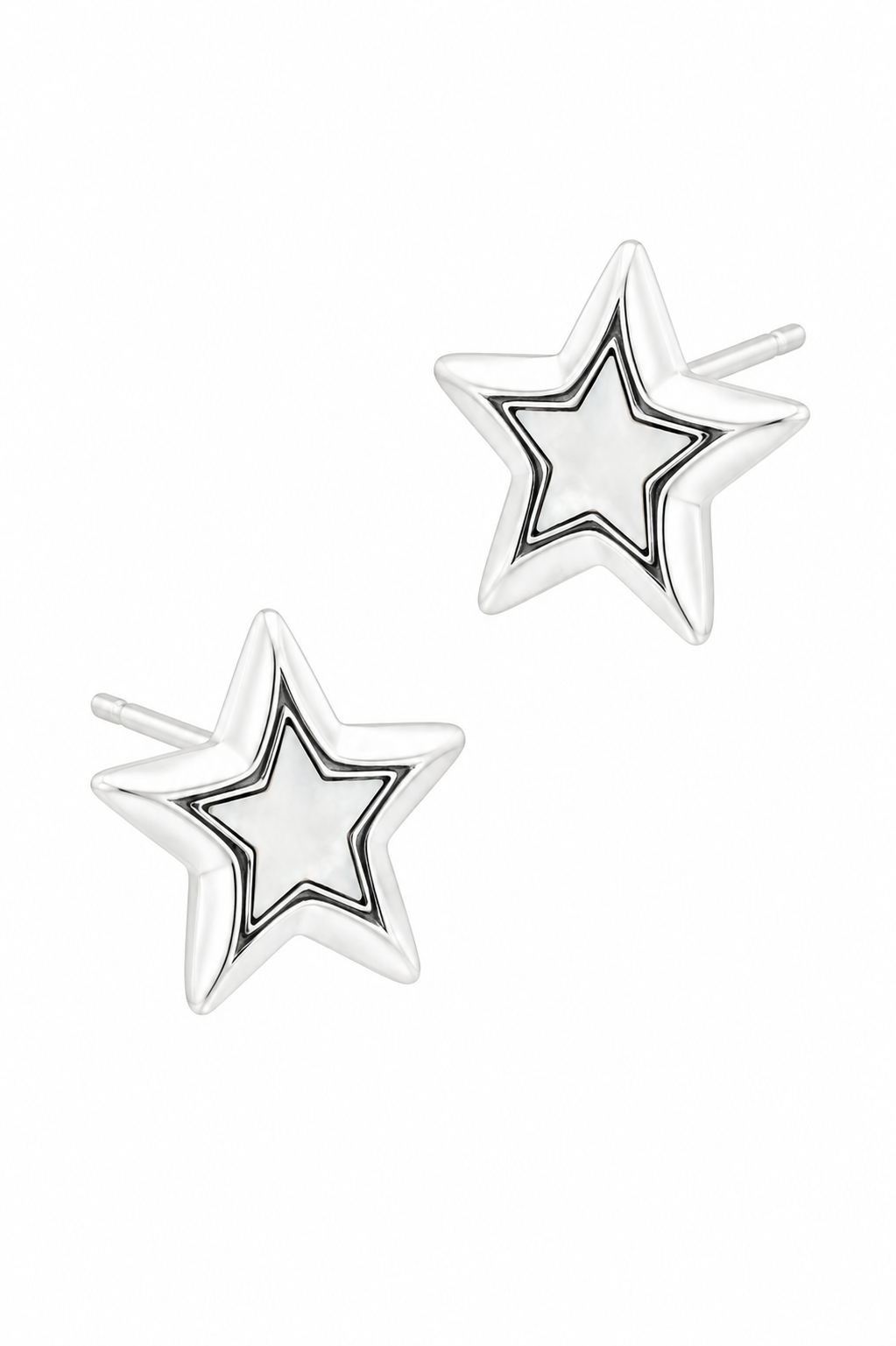Stainless Steel White Earring