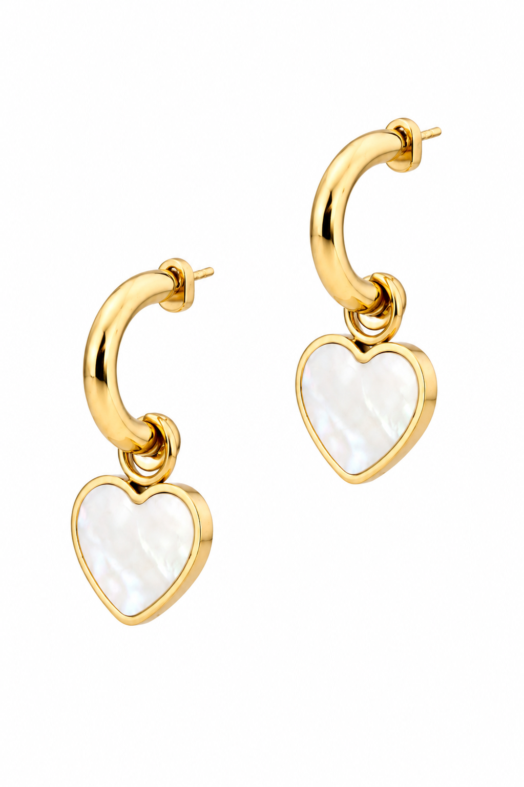 Stainless Steel White Earring