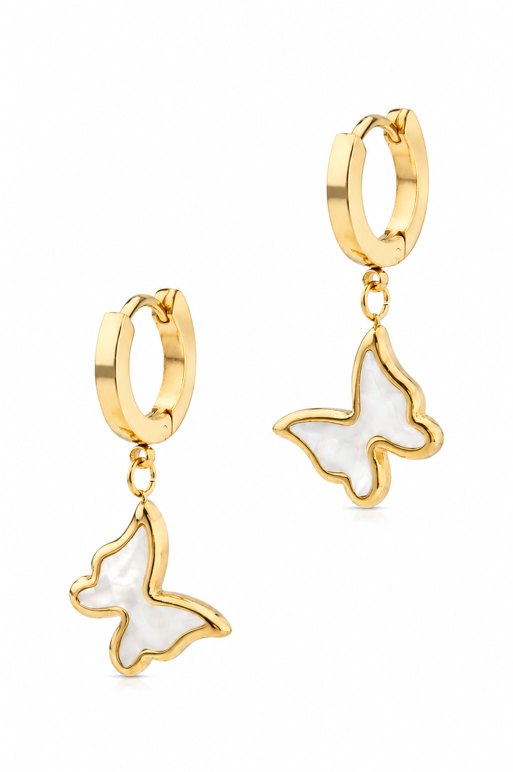 Stainless Steel White Earring