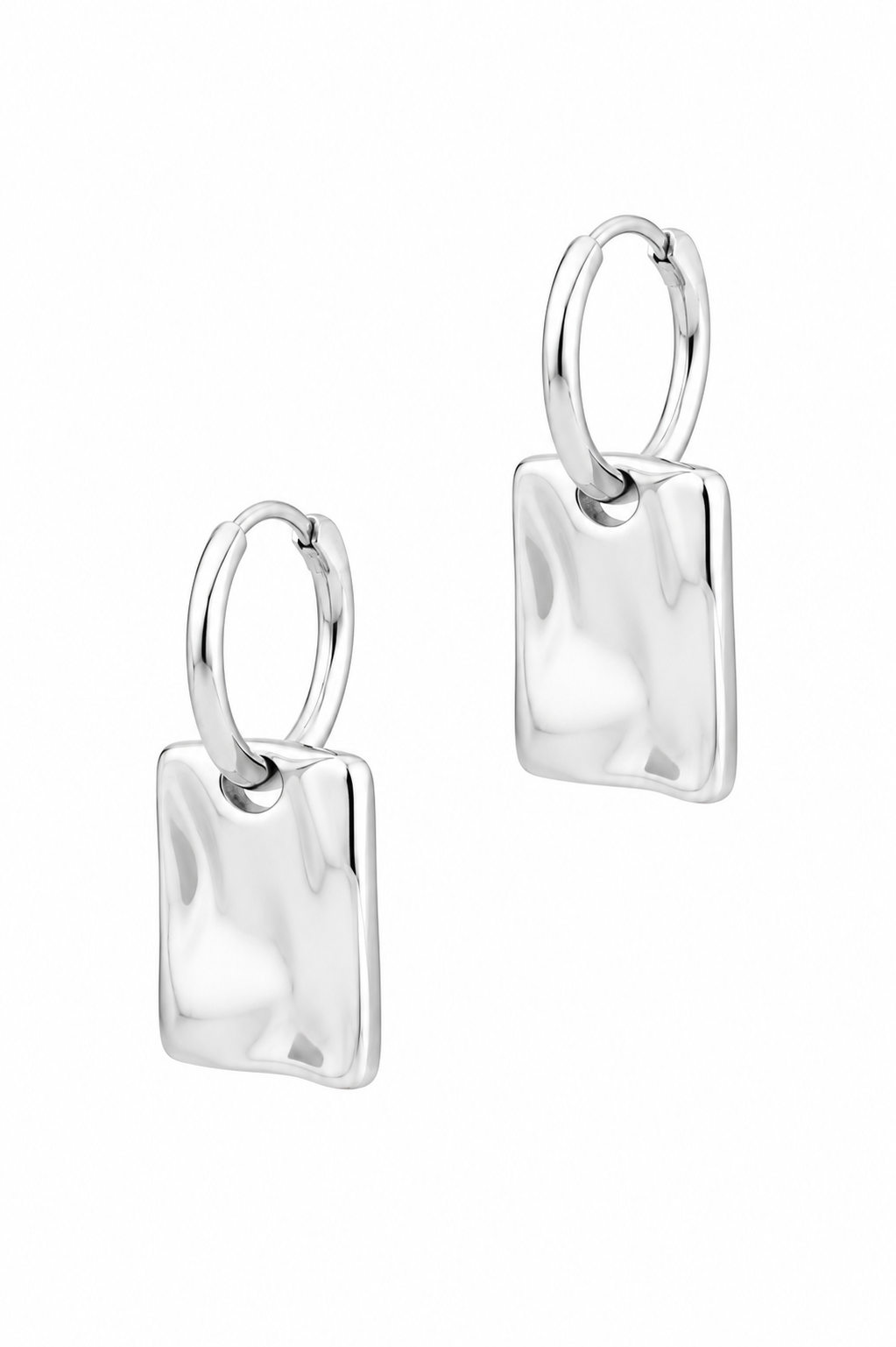 Stainless Steel Silver Earring
