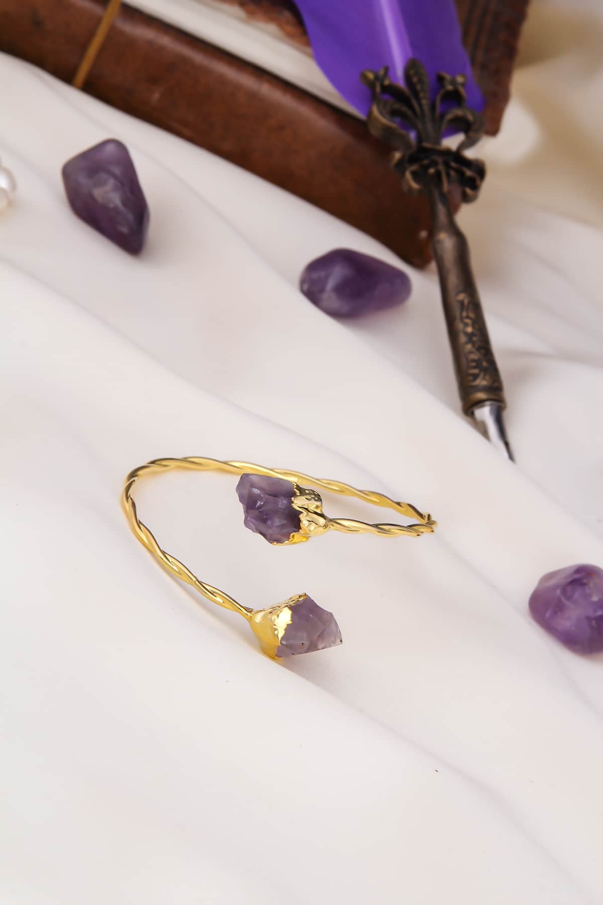 Amethyst & Pearl Bracelet