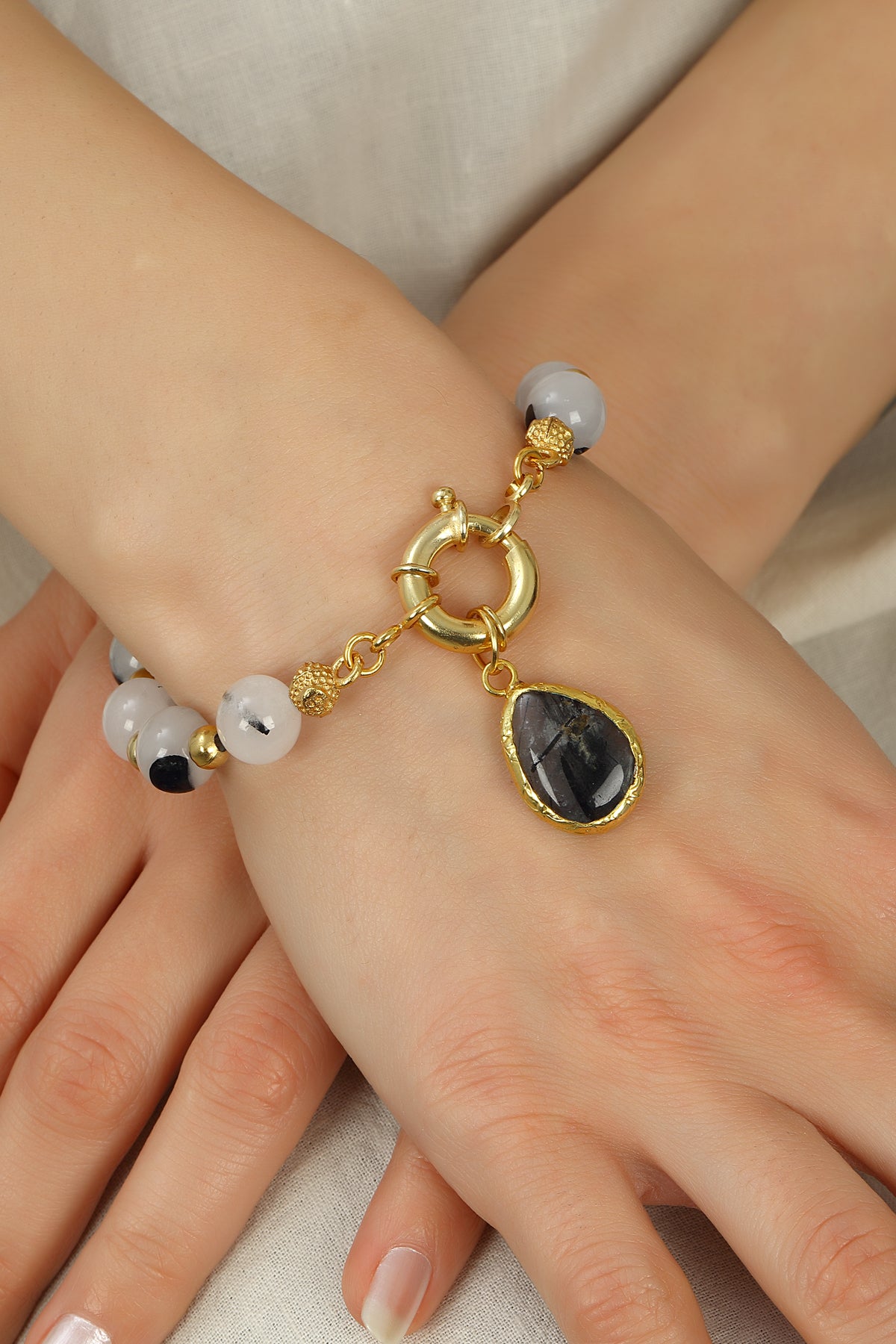 Black Rutil Bracelet