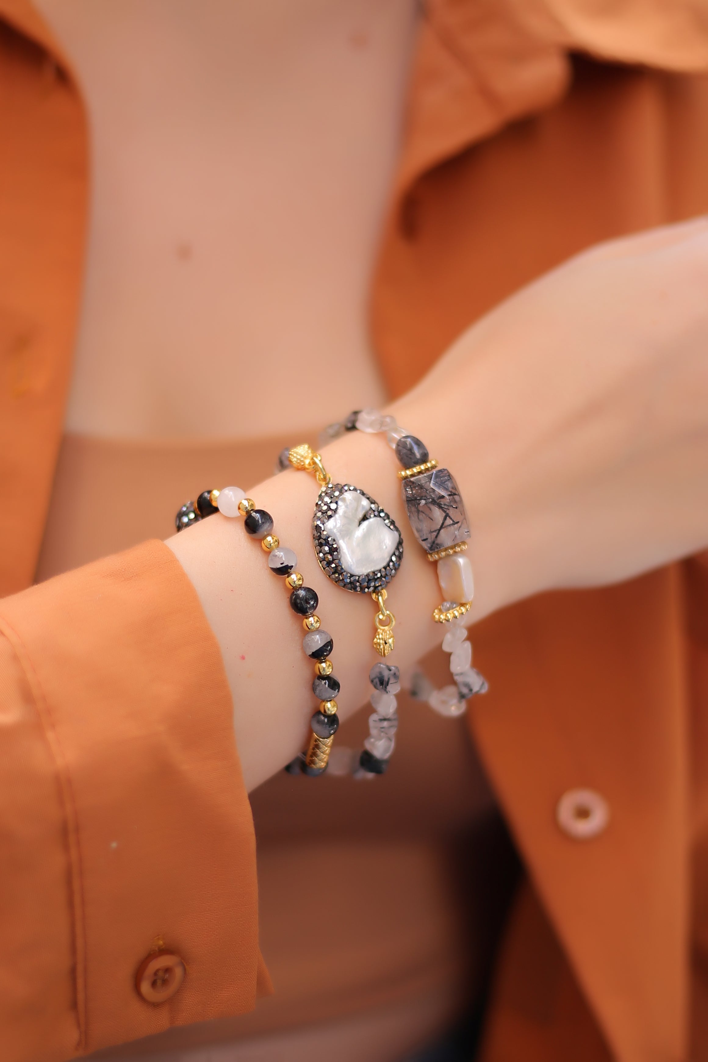 Black Ruthile Bracelet