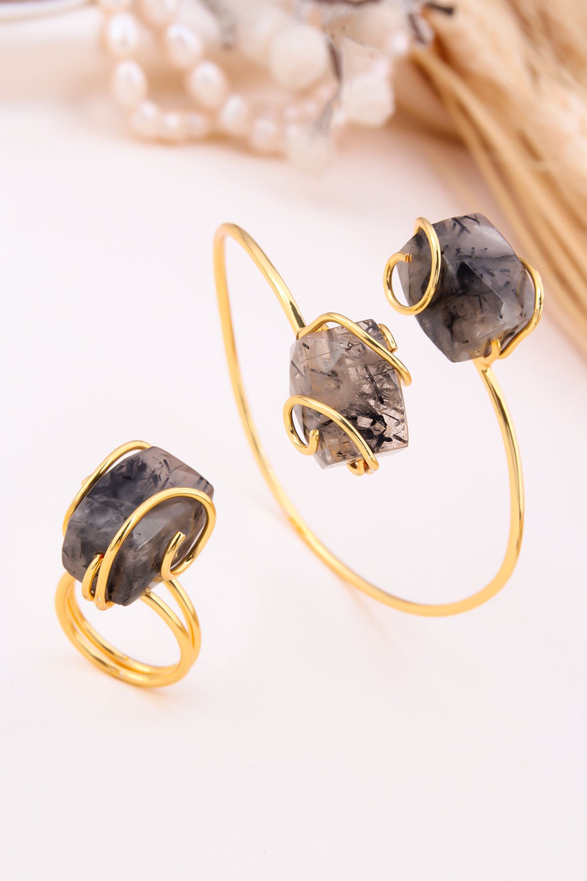 Black Rutil Bracelet