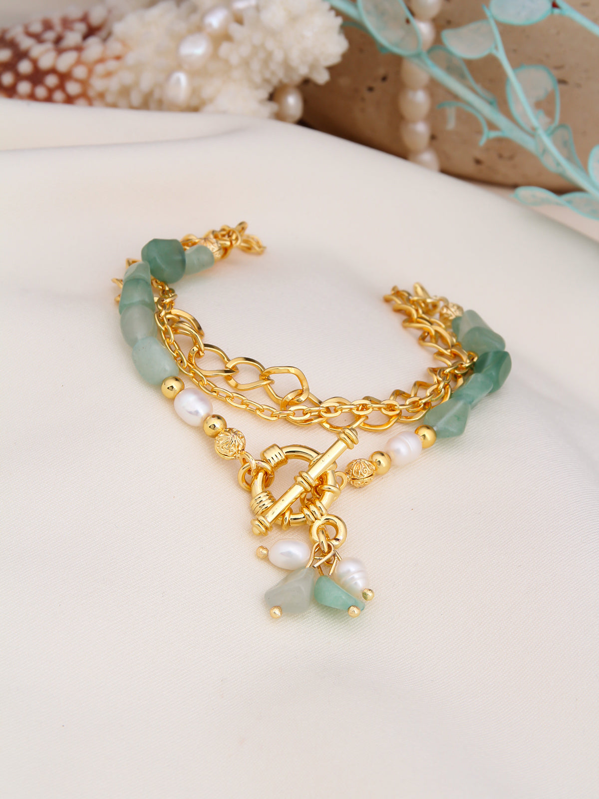 Jade & Pearl Bracelet