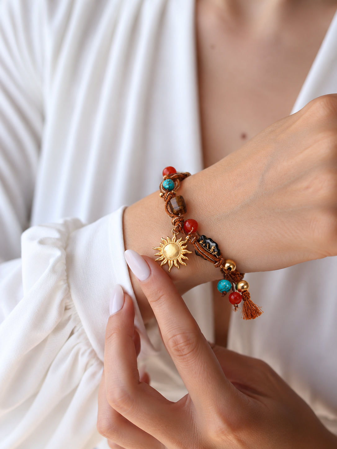 Agate & Turquoise Bracelet